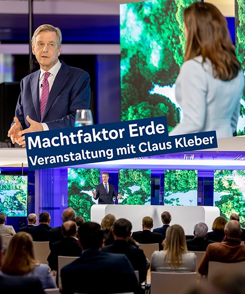 Am 30. März 2022 gab uns Dr. Claus Kleber gemeinsam mit Carina Jantsch – Moderatorin – und unserem Vorstandsvorsitzenden Wolfgang Osse einen kurzweiligen Rundumblick zu den Themen Nachhaltigkeit und Klimaschutz.